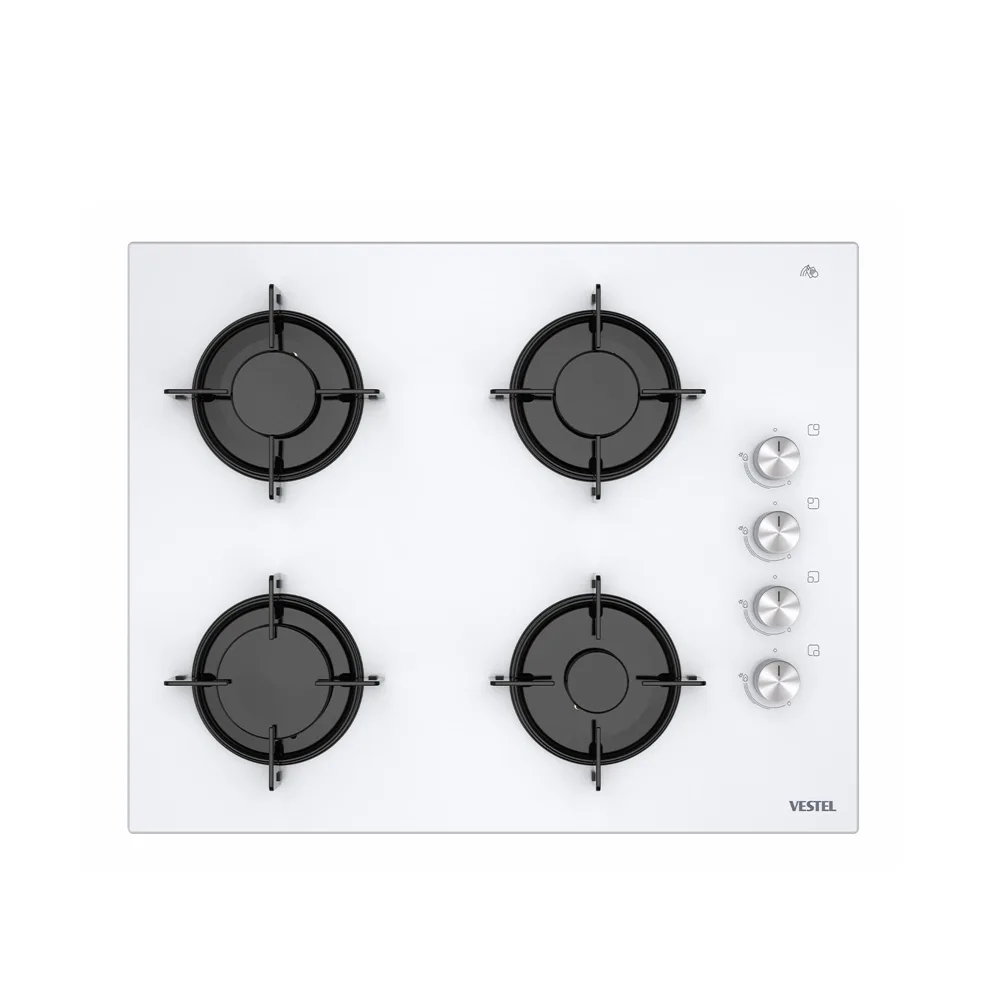 Vestel AO-651041 B DG 65 cm 4 Gözü Gazlı Ankastre Ocak